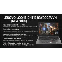 [ NEW 100%] Lenovo LOQ 15IRH11E 83Y9003VVN (Core™ 5 205H/ ram 8GB/ ssd 512GB / RTX 3050 6GB - 15.3 inch WUXGA 165Hz Win 11 Xám)