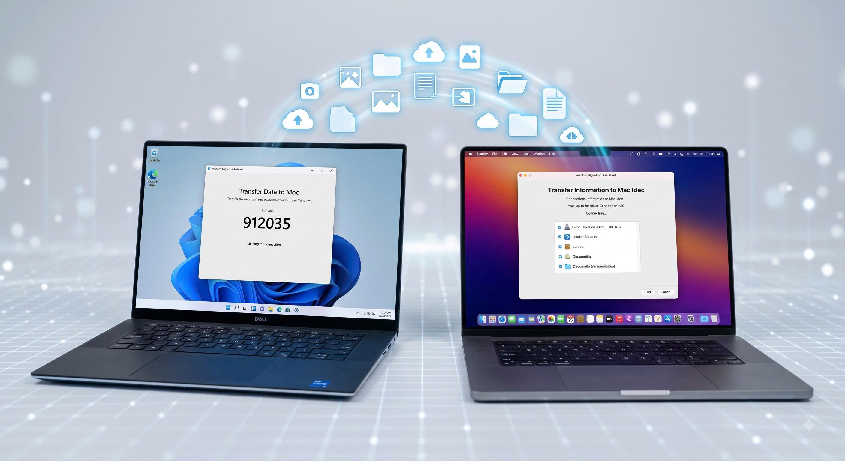 Chuyển dữ liệu sang MacBook