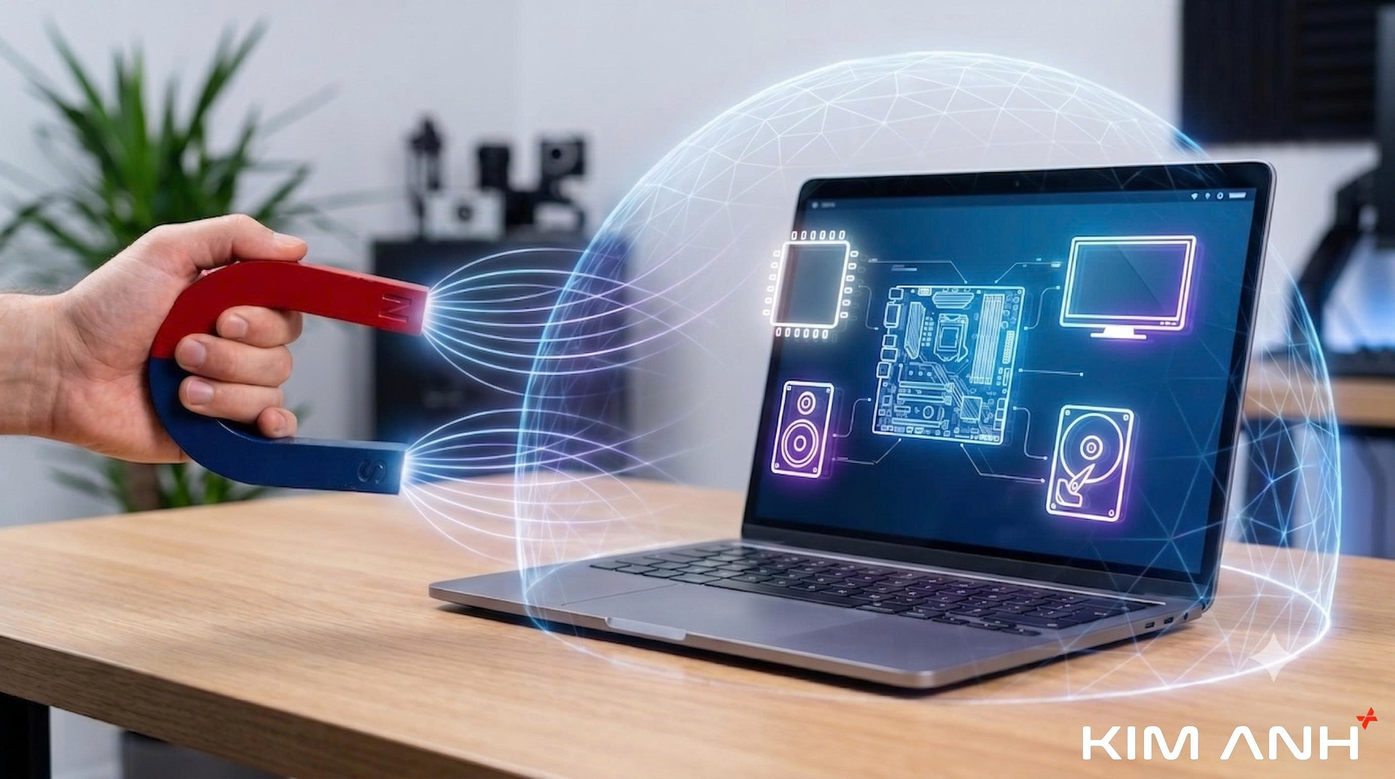 Nam châm có làm hỏng laptop không? 