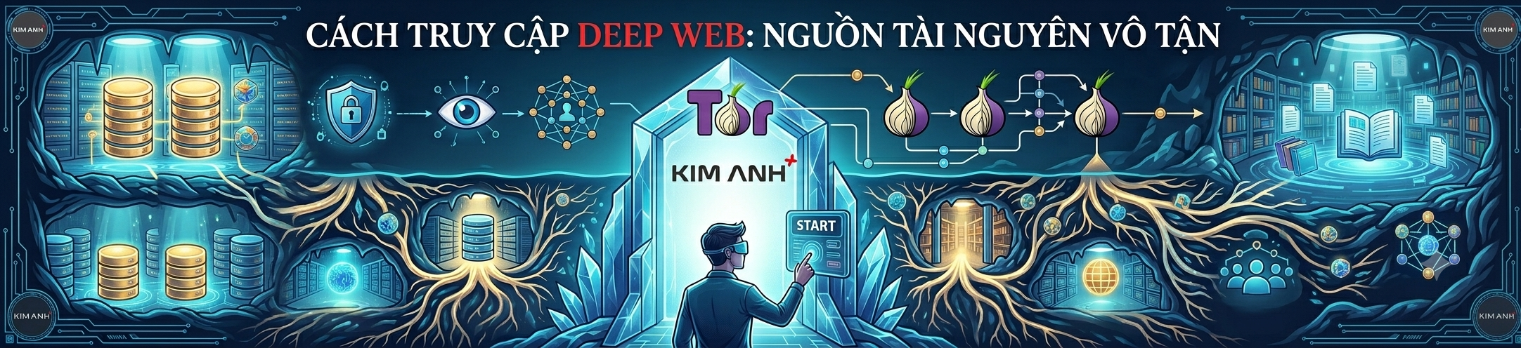 Cách truy cập Deep Web: nguồn tài nguyên vô tận