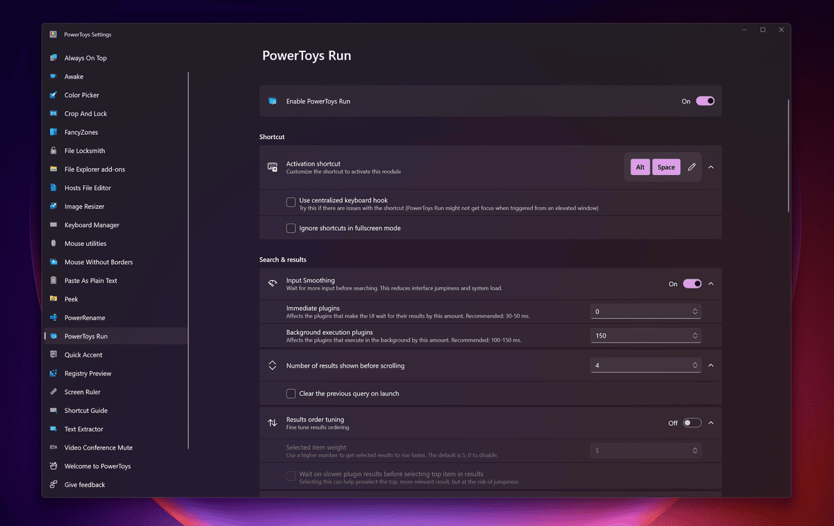 Khai ph&aacute; PowerToys tr&ecirc;n Windows 11