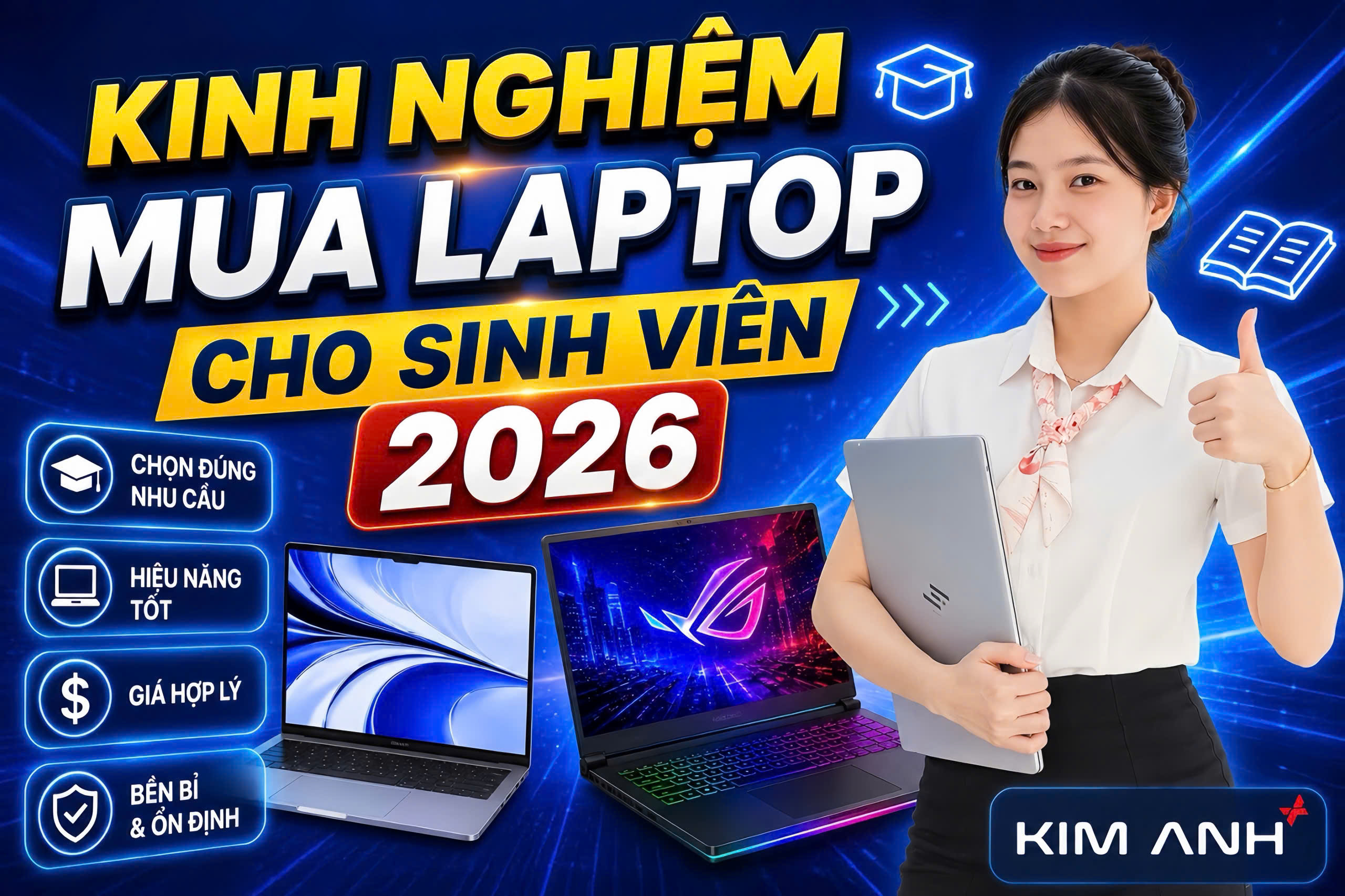 Kinh Nghiệm Mua Laptop Cho Sinh Viên 2026