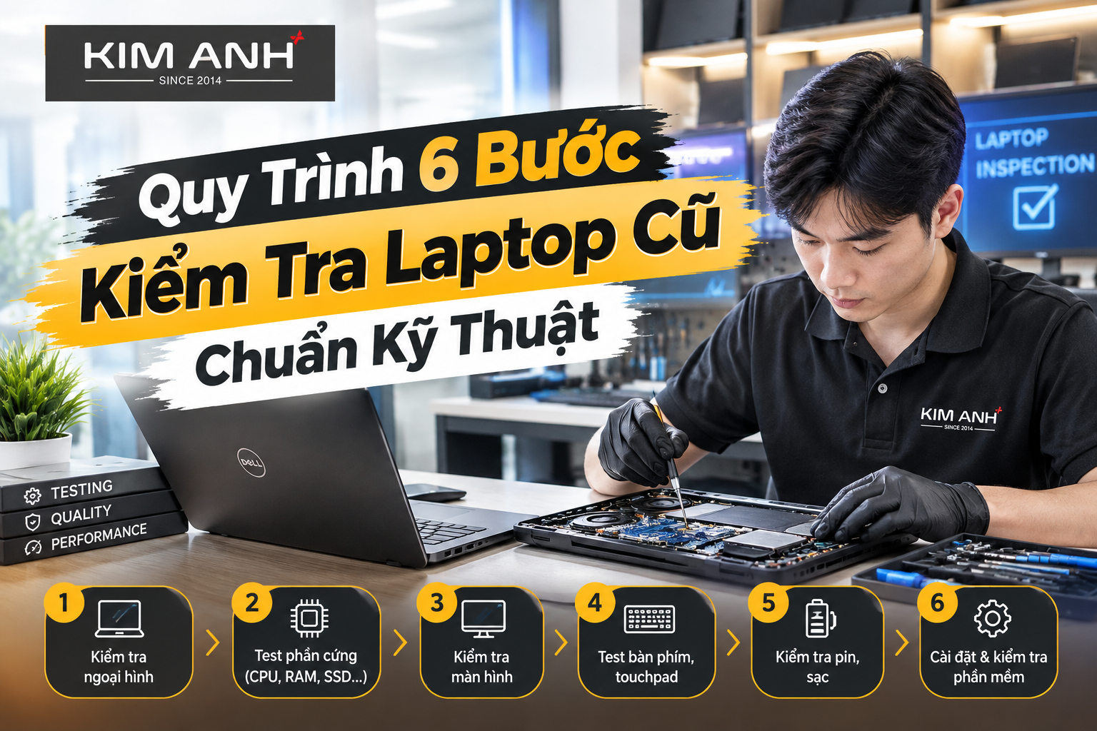 Laptop cũ cho Illustrator cấu hình mạnh giá tốt tại Laptop Kim Anh