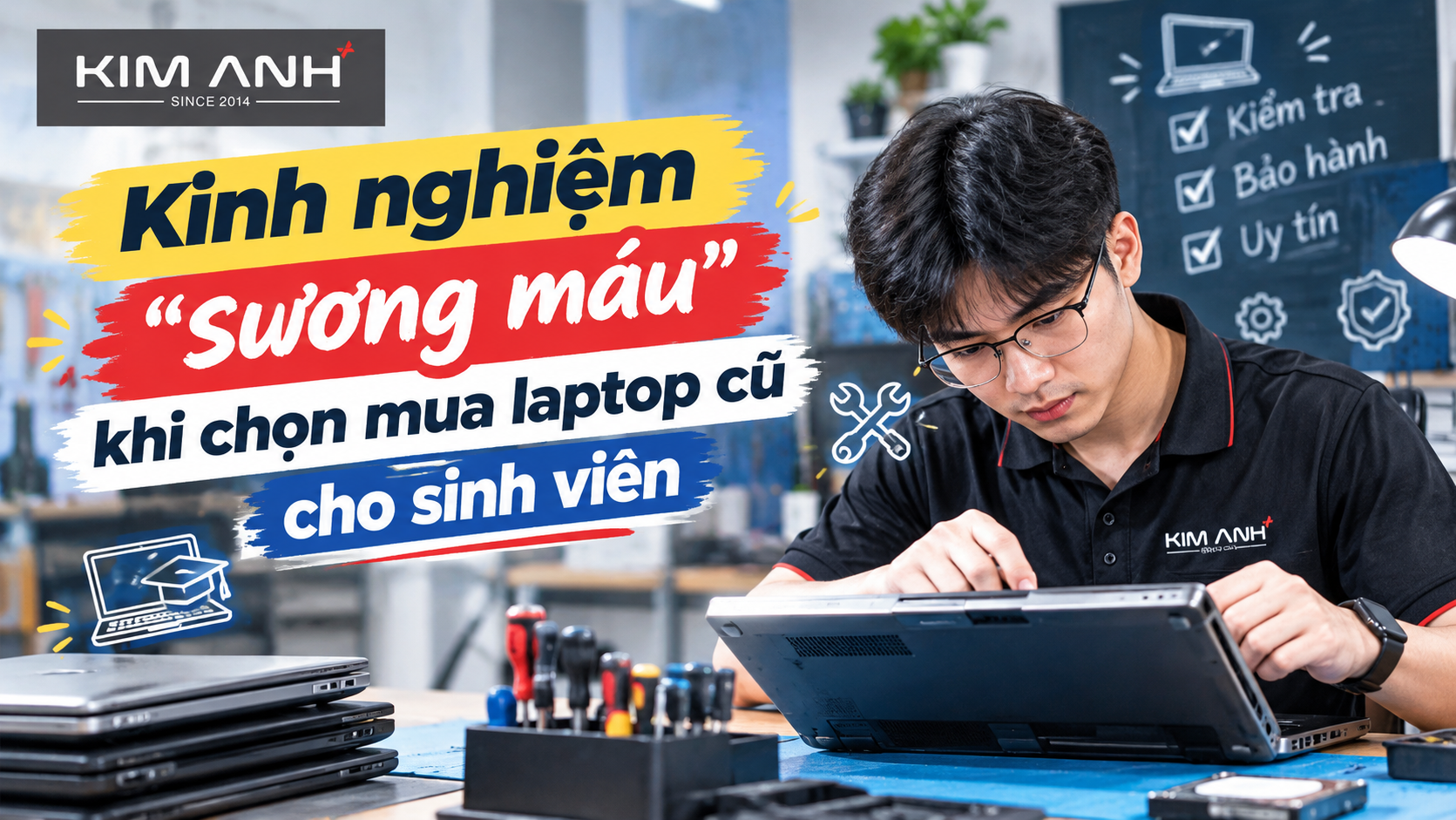 Laptop cũ cho sinh viên kế toán tại Laptop Kim Anh