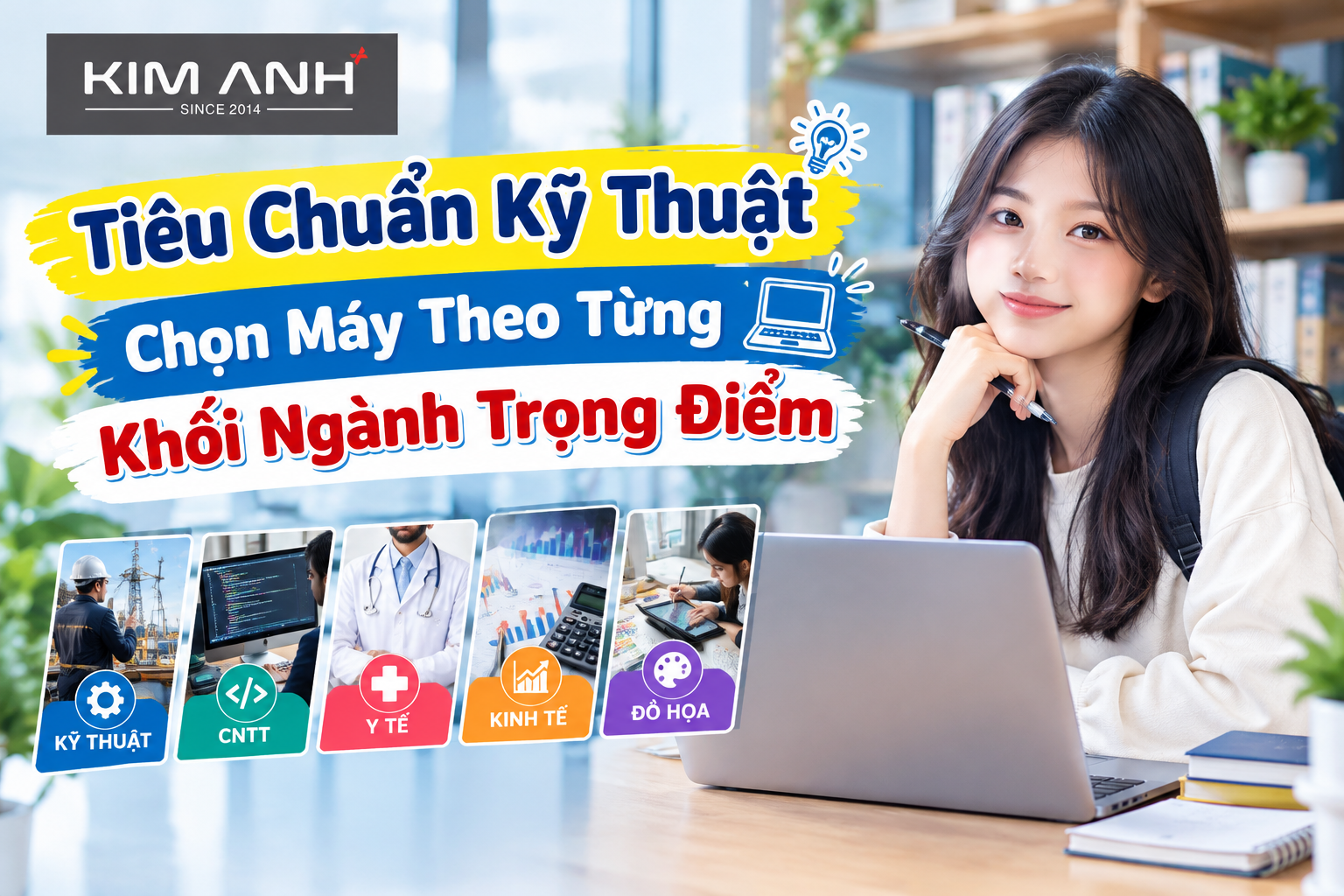 Laptop cũ cho sinh vi&ecirc;n năm nhất gi&aacute; rẻ chất lượng uy t&iacute;n tại Laptop Kim Anh