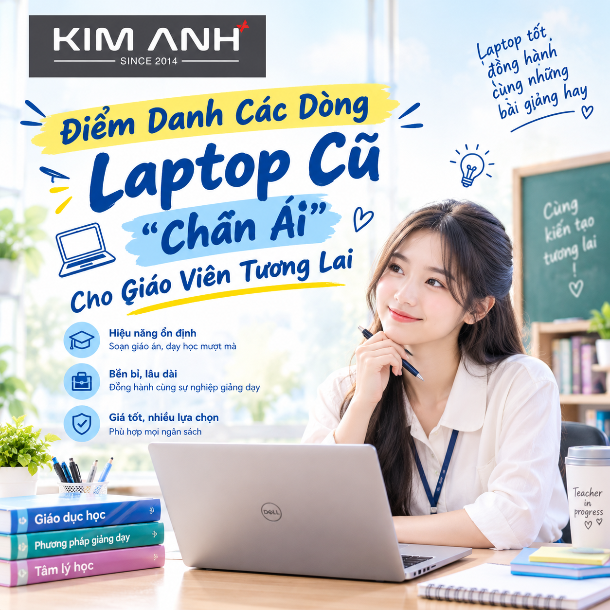 laptop cũ cho sinh viên sư phạm
