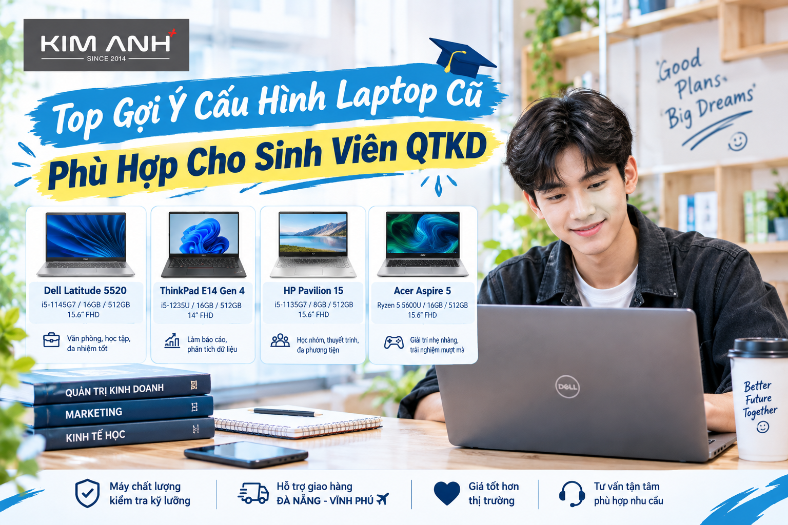 laptop cu cho sinh vien quan tri kinh doanh laptop kim anh