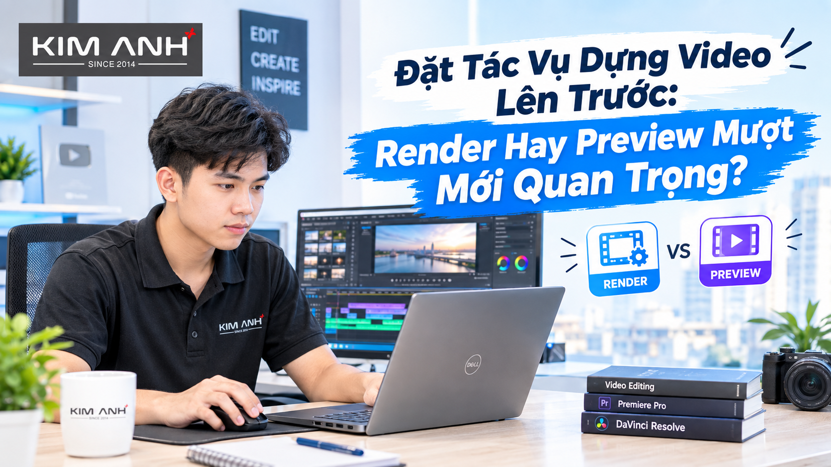 Laptop cũ cho dựng video nên chọn CPU Intel hay AMD - Laptop Kim Anh