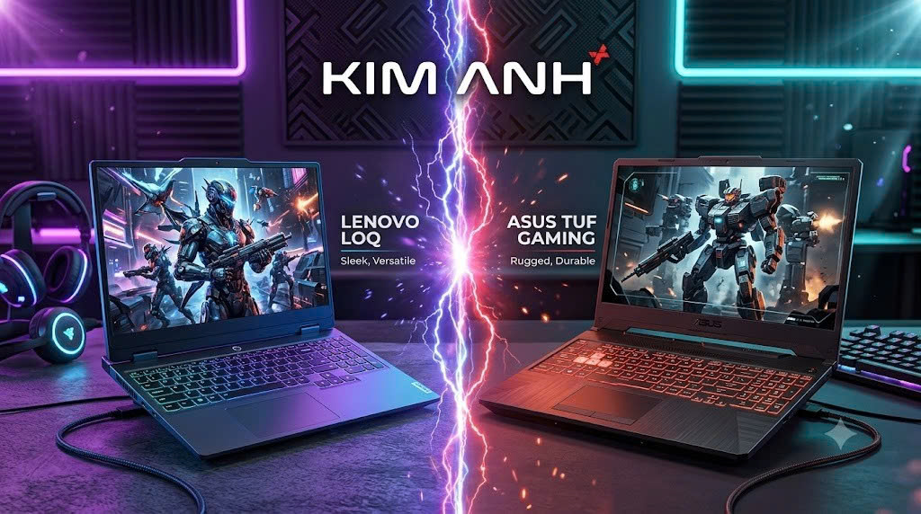 Top Laptop Gaming giá rẻ 2026: Đánh giá Lenovo LOQ vs ASUS TUF Gaming. Top Laptop Gaming giá rẻ 2026: Đánh giá Lenovo LOQ vs ASUS TUF Gaming.