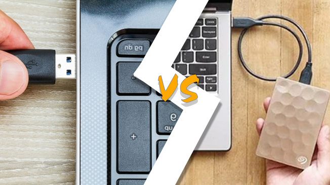 Chuyển dữ liệu bằng USB hoặc ổ cứng ngo&agrave;i