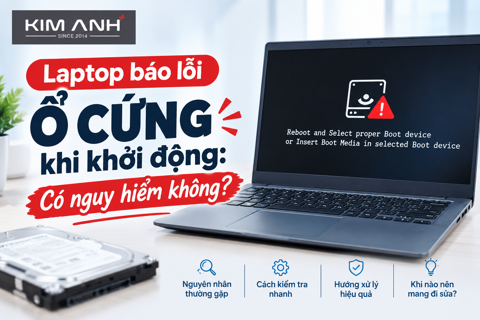 Laptop báo lỗi ổ cứng khi khởi động: Có nguy hiểm không? Laptop báo lỗi ổ cứng khi khởi động: Có nguy hiểm không?