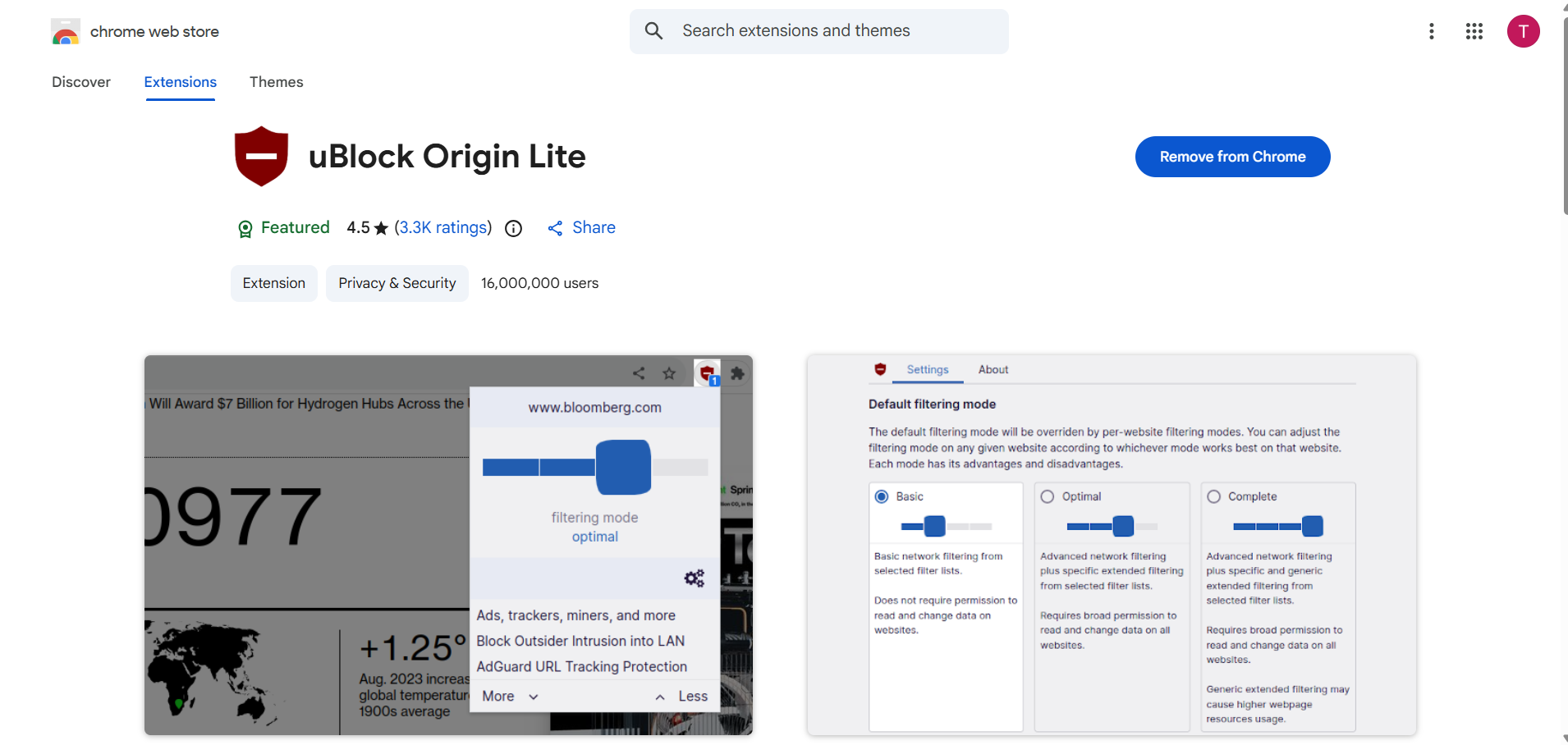 uBlock Origin Lite