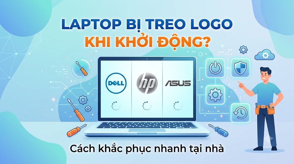Laptop bị treo logo khi khởi động? Cách khắc phục nhanh tại nhà Laptop bị treo logo khi khởi động? Cách khắc phục nhanh tại nhà