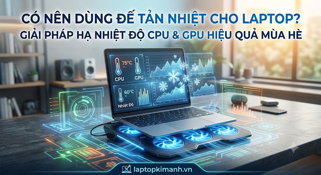 Có nên dùng đế tản nhiệt cho laptop? Giải pháp hạ nhiệt độ CPU/GPU hiệu quả mùa hè Có nên dùng đế tản nhiệt cho laptop? Giải pháp hạ nhiệt độ CPU/GPU hiệu quả mùa hè