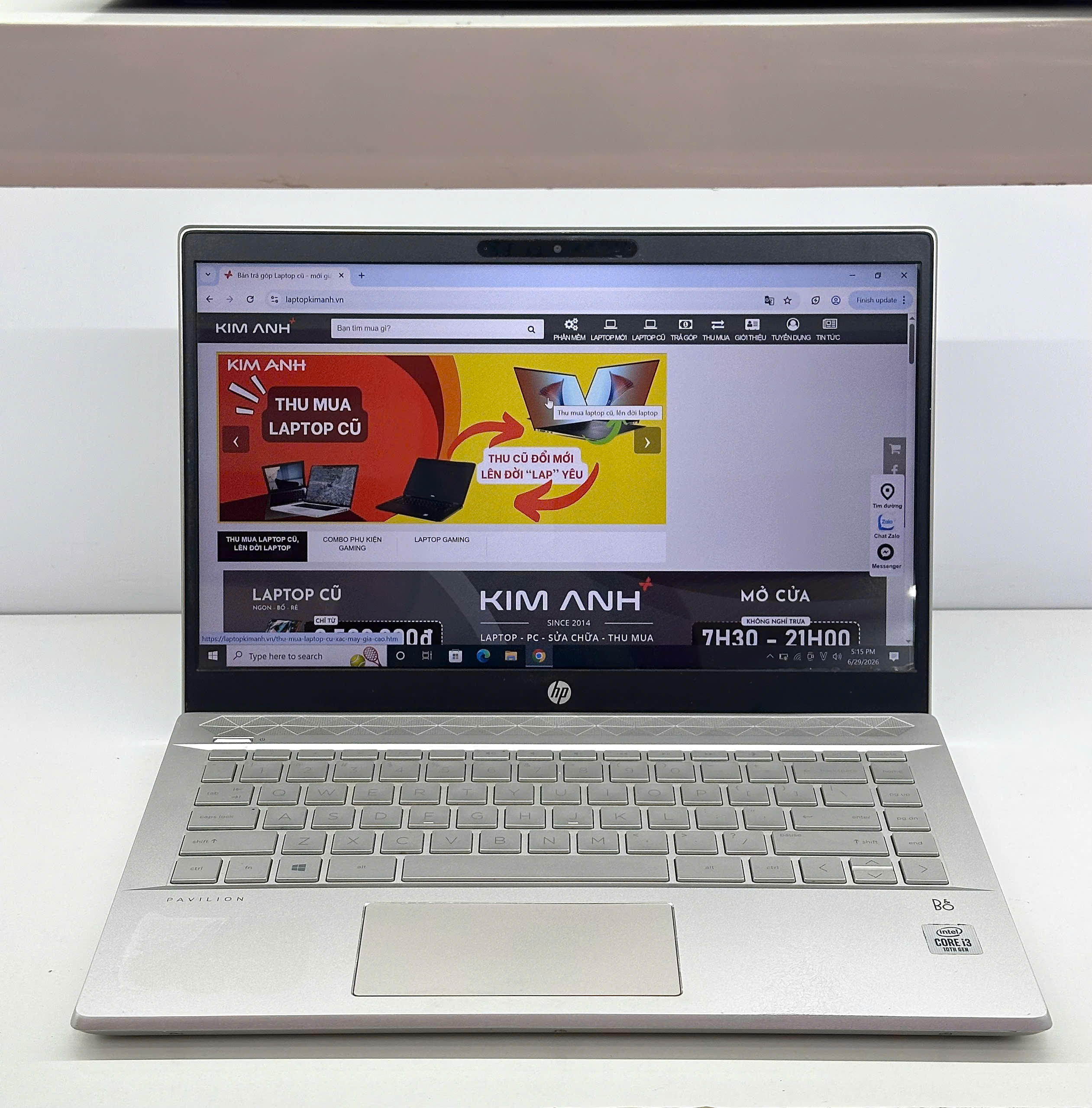 Laptop Cũ HP 14C1E/ Core i3 - 1005g / Ram 8gb/ SSD 512gb/ FHD